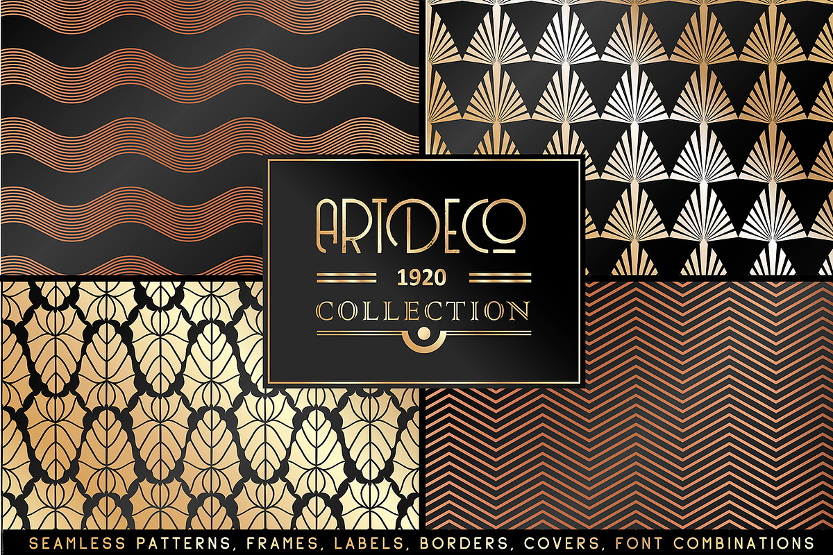 Art deco collection in Illustrations - product preview 8