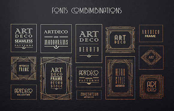 Art deco collection in Illustrations - product preview 5