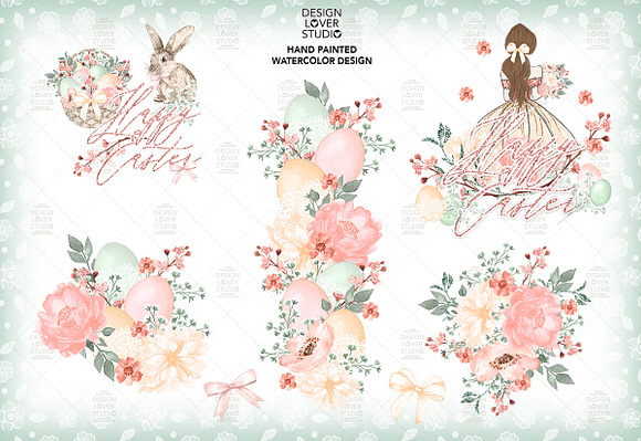 -50% Happy Easter design in Illustrations - product preview 2