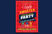 Ugly Christmas Party Flyer 