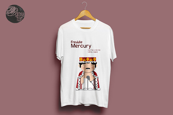Freddie Mercury in Illustrations - product preview 1