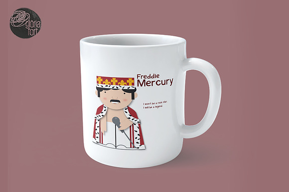 Freddie Mercury in Illustrations - product preview 2
