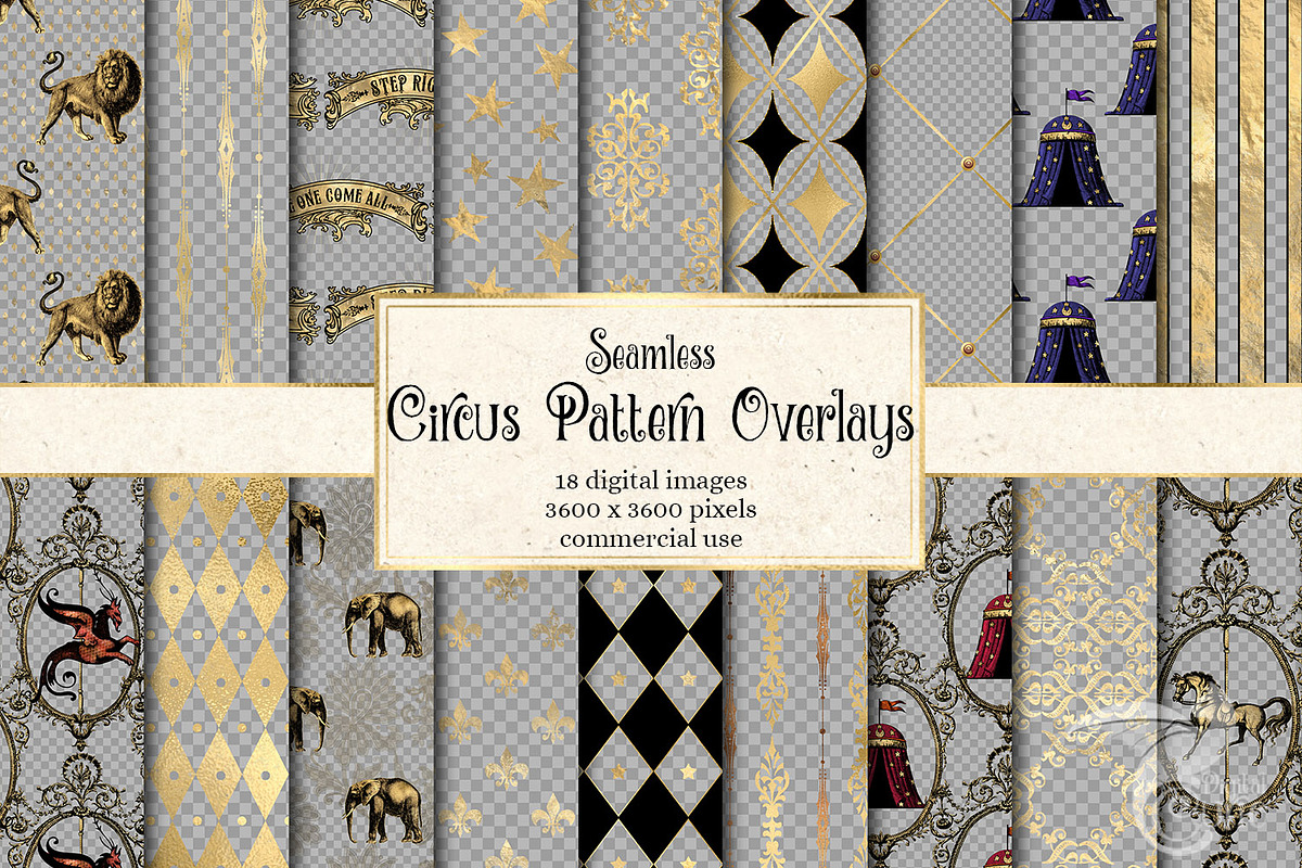 Circus Pattern Overlays in Patterns - product preview 8