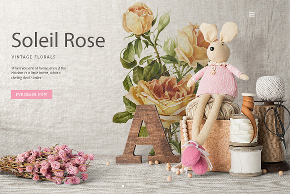 Rose Yellow Flowers in Illustrations - product preview 5