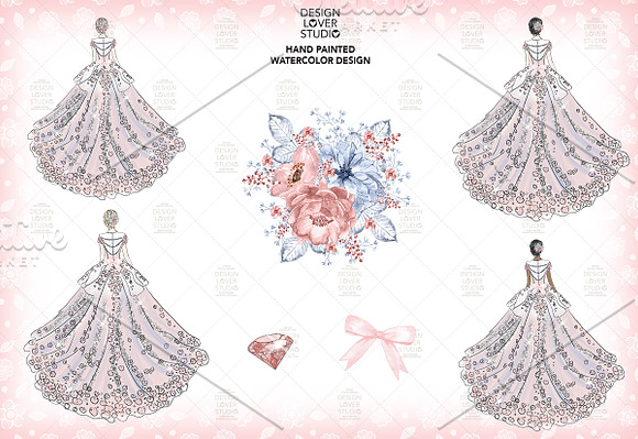 Princess design in Illustrations - product preview 1
