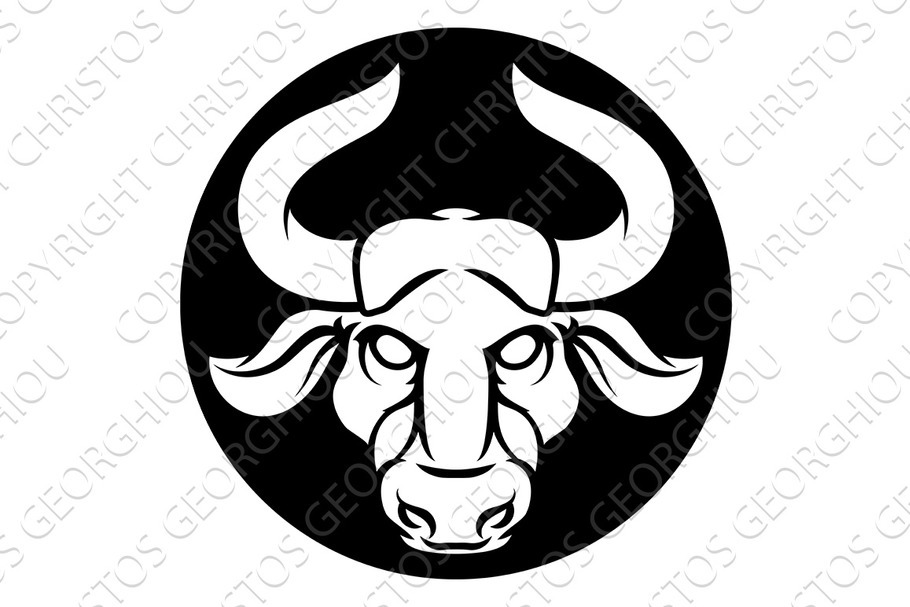 Taurus Bull Zodiac Astrology Sign in Illustrations - product preview 8