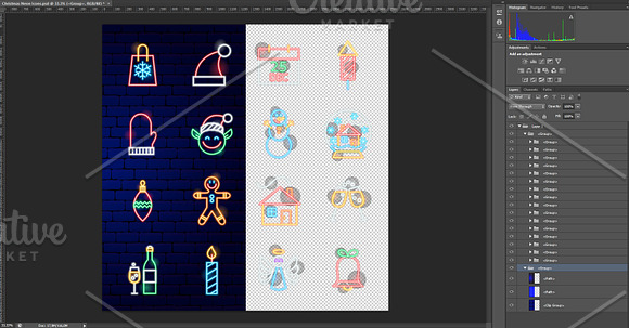 Christmas Neon in Neon Icons - product preview 8