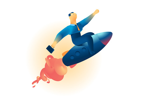 6 x Startup Challenge Styles in Illustrations - product preview 4