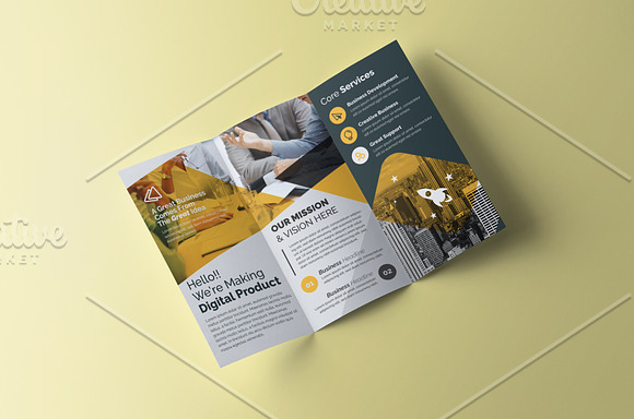 Trifold Brochure Template in Brochure Templates - product preview 3
