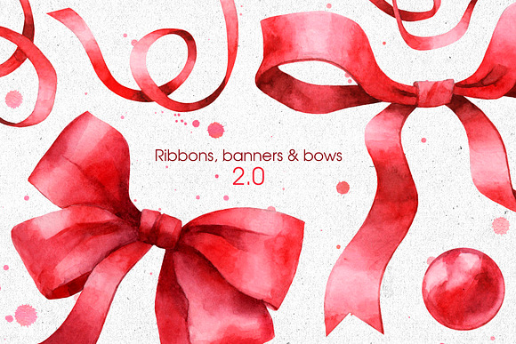 Ribbons, Banners & Bows set 2.0 in Illustrations - product preview 4
