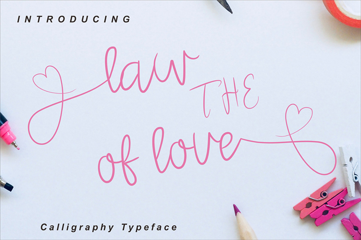 the law of love in Love Fonts - product preview 8