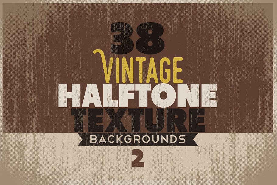 Vintage Halftone Texture/Backgrounds in Textures - product preview 8