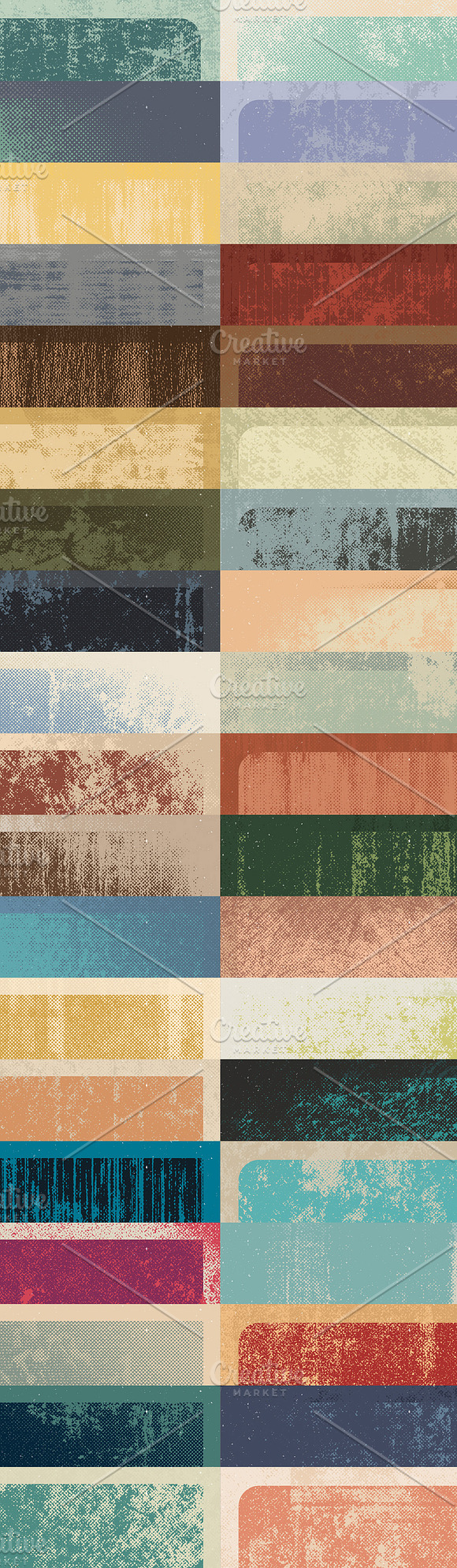 Vintage Halftone Texture/Backgrounds in Textures - product preview 3
