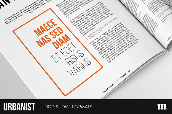 Urbanist Magazine InDesign Template in Magazine Templates - product preview 2