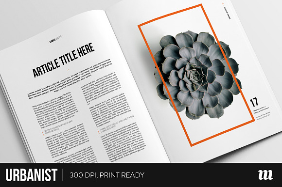 Urbanist Magazine InDesign Template in Magazine Templates - product preview 4