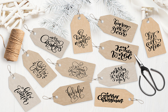 Christmas Gift Tags in Objects - product preview 2