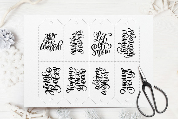 Christmas Gift Tags in Objects - product preview 5