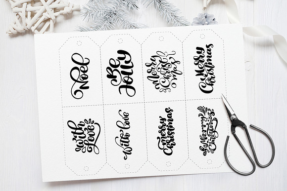 Christmas Gift Tags in Objects - product preview 6