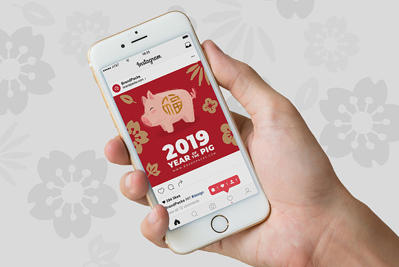 Chinese New Year Instagram Templates in Instagram Templates - product preview 1