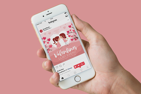 Valentine's Day Instagram Templates in Instagram Templates - product preview 1