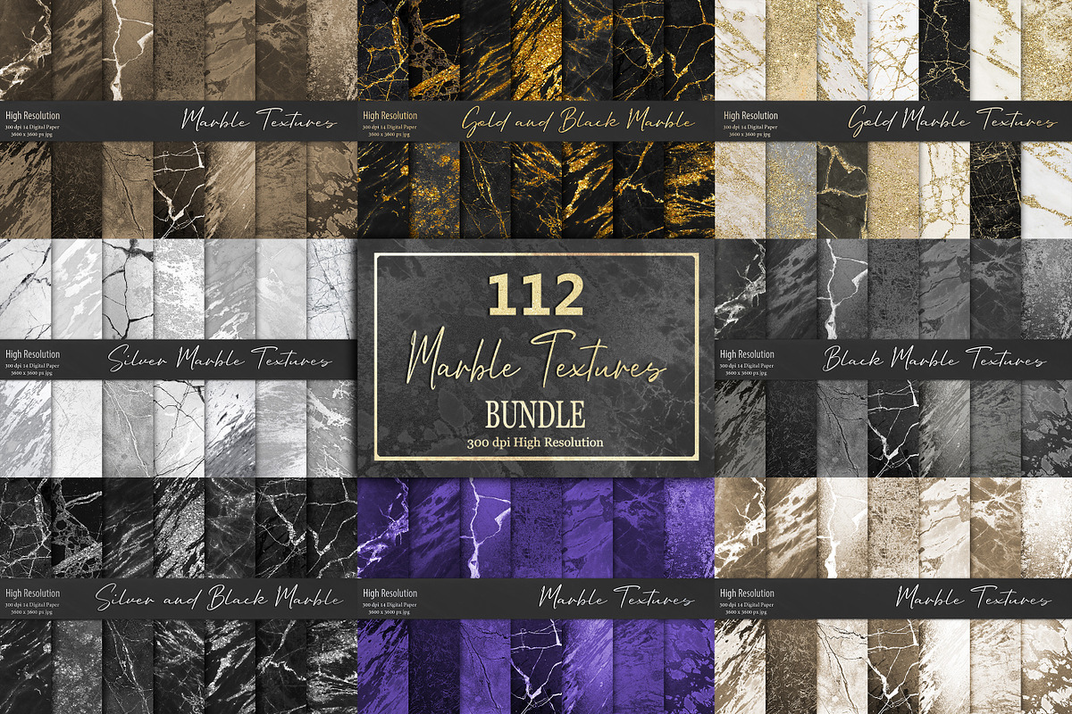 Marble Textures BUNDLE in Textures - product preview 8