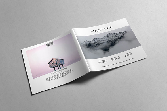 Square Magazine Template in Magazine Templates - product preview 1