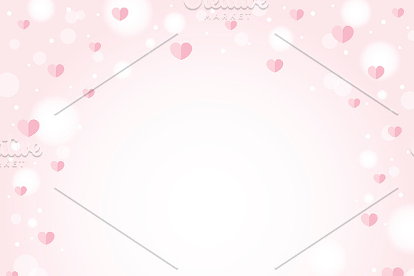 Abstract hearts background design
