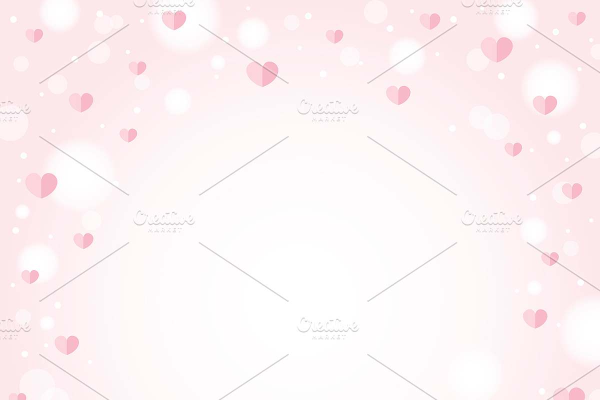 Abstract hearts background design in Illustrations - product preview 8