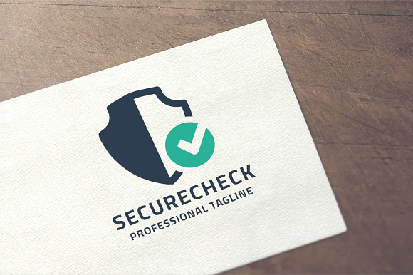 Secure Check Logo in Logo Templates - product preview 2