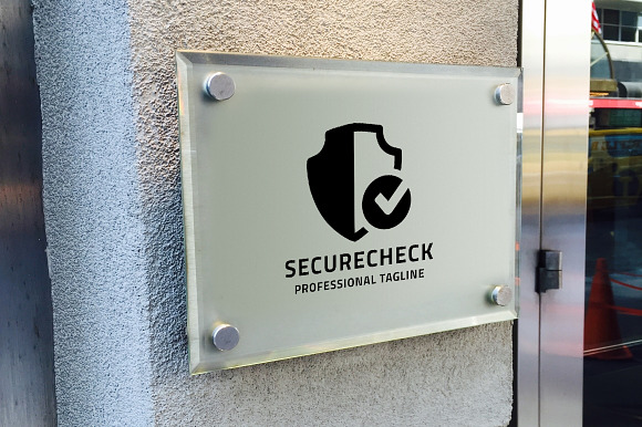 Secure Check Logo in Logo Templates - product preview 4