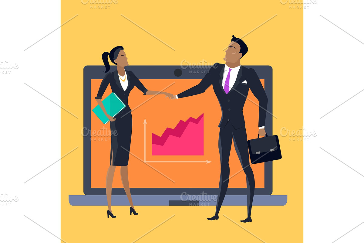 Business Cooperation Concept Vector in Illustrations - product preview 8