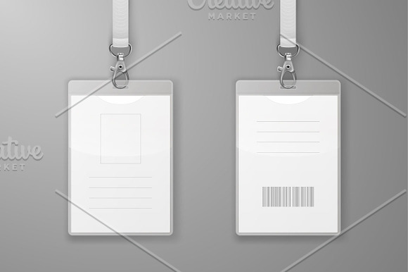 ID Cards. Vector Set.  in Illustrations - product preview 2