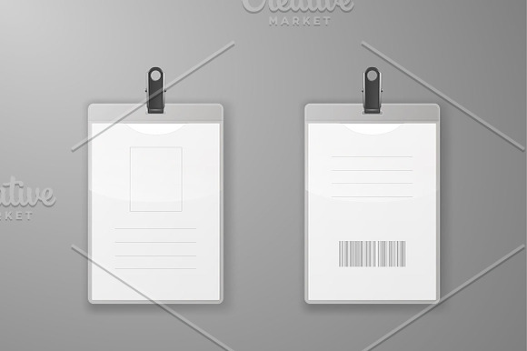 ID Cards. Vector Set.  in Illustrations - product preview 3