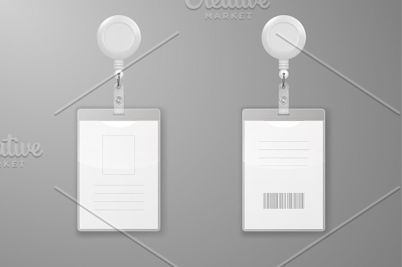 ID Cards. Vector Set.  in Illustrations - product preview 4