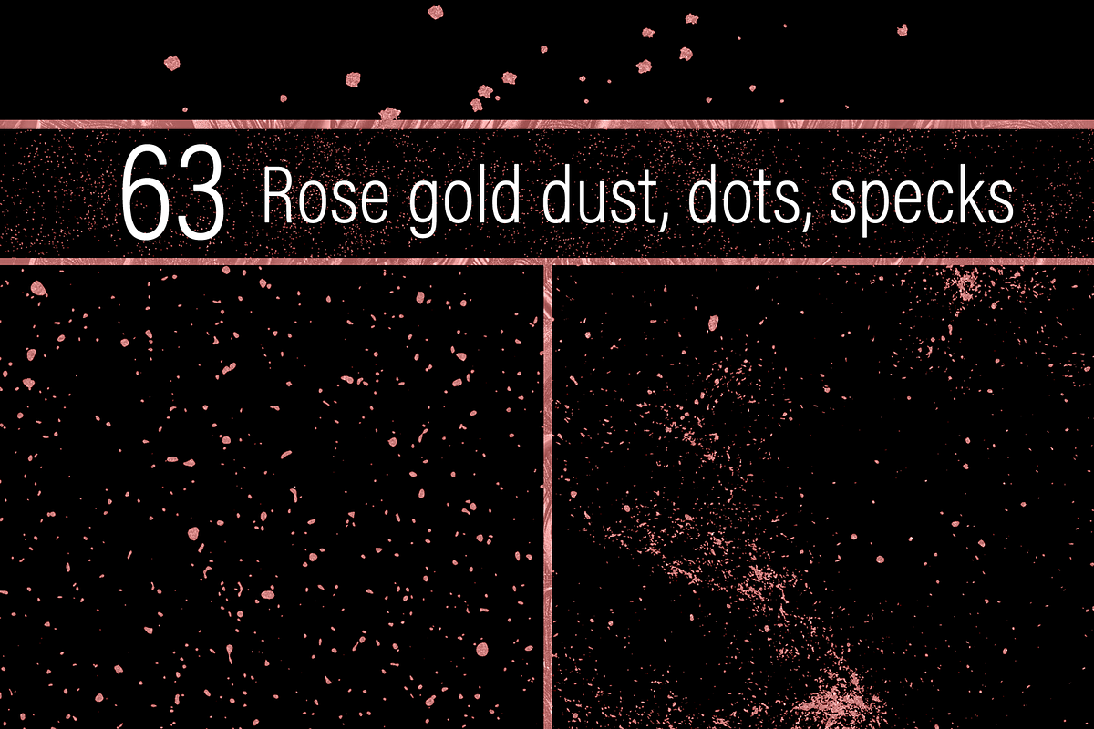 Rose Gold Dust, Dots and Specks in Textures - product preview 8