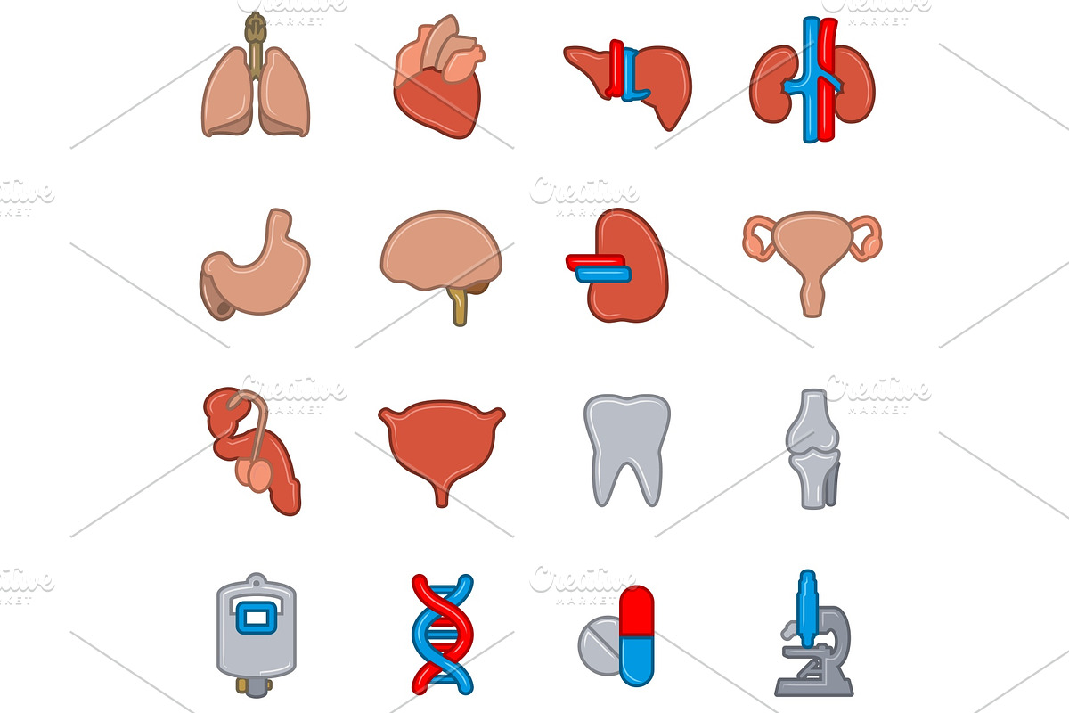 Medical color icon set in Icons - product preview 8