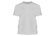 T-Shirt vector template front view