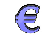 Euro sign icon