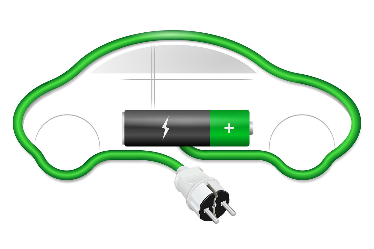 Electric car concept in Illustrations - product preview 8