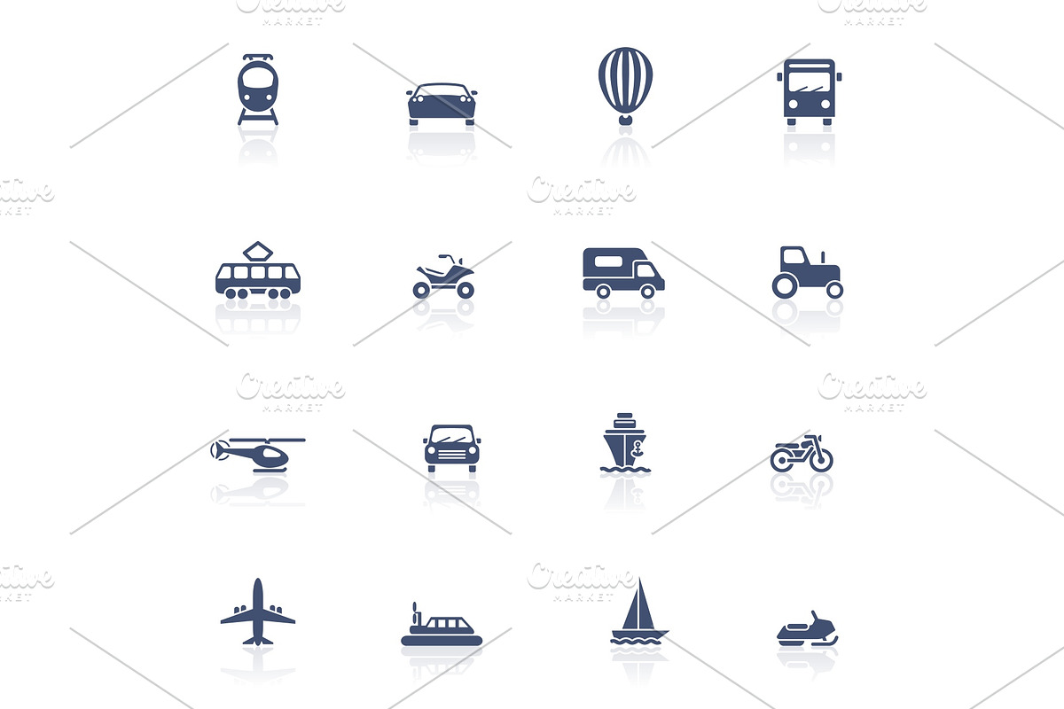 Transport icon set in Icons - product preview 8