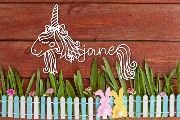 Unicorns - A Unicorn Name Maker Font in Display Fonts - product preview 4