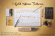 50 Gold Shine Textures + Bonus