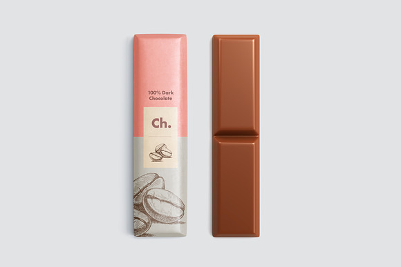 Chocolate Bar Mockup 2 in Product Mockups - product preview 1