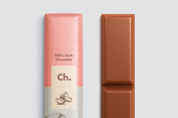 Chocolate Bar Mockup 2 in Product Mockups - product preview 3