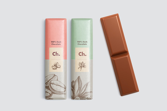 Chocolate Bar Mockup 2 in Product Mockups - product preview 4