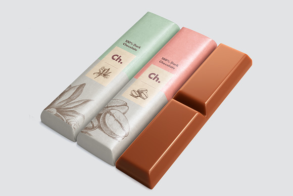 Chocolate Bar Mockup 2 in Product Mockups - product preview 5