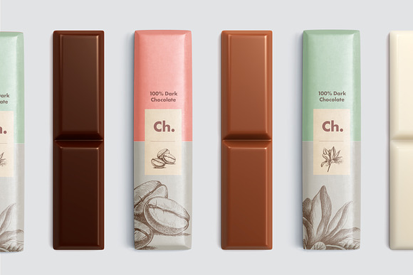 Chocolate Bar Mockup 2 in Product Mockups - product preview 6