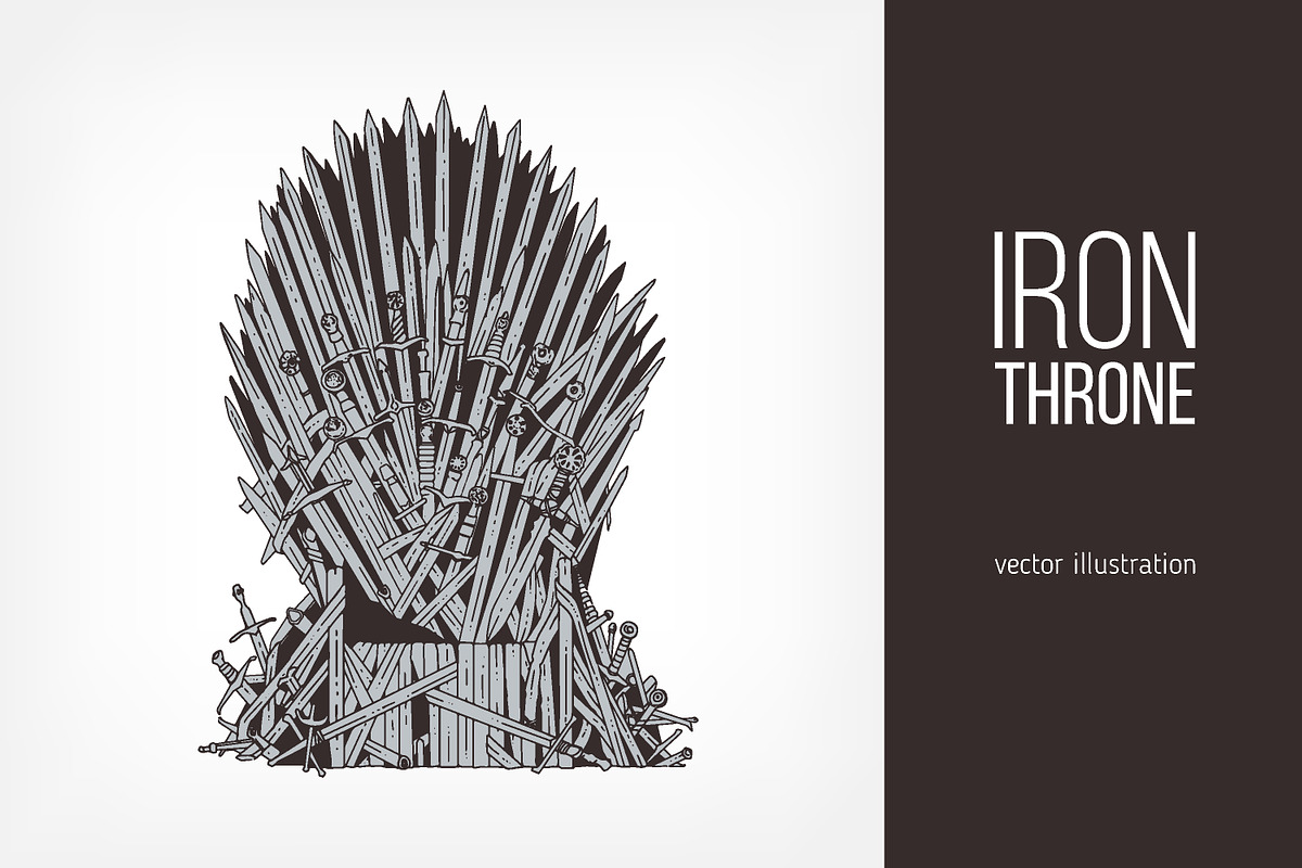 Game of Thrones Iron Throne in Illustrations - product preview 8