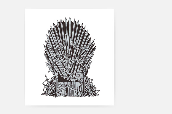 Game of Thrones Iron Throne in Illustrations - product preview 1