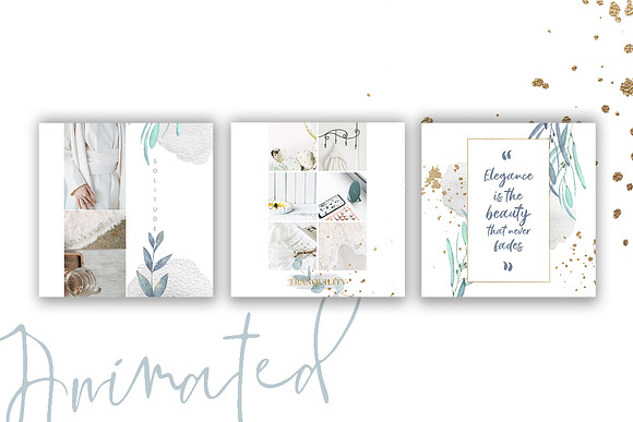 ANIMATED Instagram Watercolor Post in Instagram Templates - product preview 1